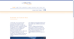 Desktop Screenshot of leglacierbleu.fr